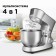 Kitchen machine Redmond RKM-4030, 1200 W, 5 l, 6 speeds, 3 nozzles, silver