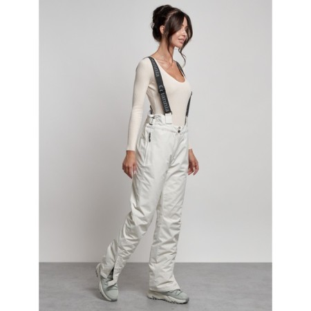 Semi -combinezone female ski insulated, size 46, white color-5
