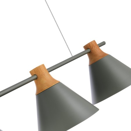 Suspended EVOLUCE lamp. Sle125113-03. Modica. 3x40 watts, E14, 23 cm, gray color-5