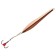 Vertical Winter Lucky John Double Blade with a chain and a tee, 6.5 cm GC blister