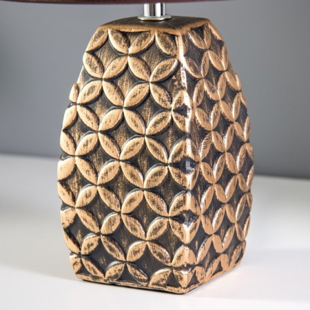 Table lamp 16445/1wt E14 40W bronze 22x22x34 cm Risalux-3