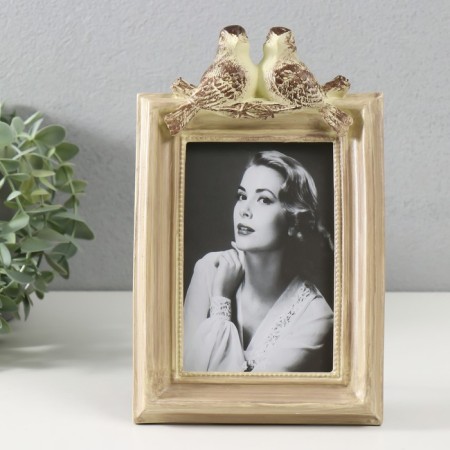 Photo frame Polystone 10x15 cm "Sparrow" Bezh 24x15 cm