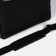 Male bag over the shoulder, Textura, artificial leather, black color