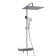 The shower system Wasserkraft A113.119.127.ch Thermo, tropical shower, thermostat, chrome