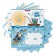 Notebook 24 sheets in the Erichkrause Fish Story cage, cover coated cardboard, offset block, whiteness 100% whiteness, mix