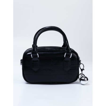 Women's bag, 20*9*12, lightning departure, belt lengths, black-2