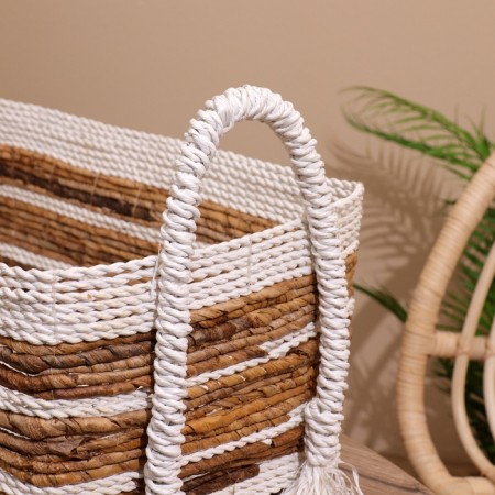 Wicker basket 50x35x30 cm-5