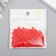 Glass beads 6/0 "matte. Red Chestan" 30 g