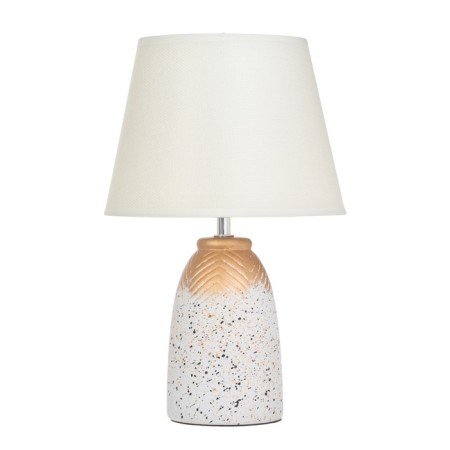Table lamp "Kiu" 1x40W E14 white/gold 22x22x34cm-5