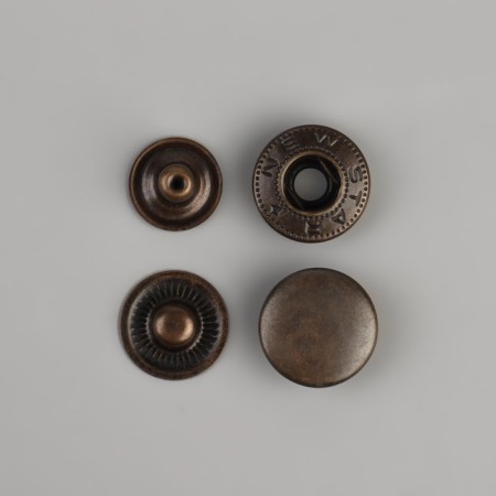 Installation button, alpha (S-shaped), d = 15 mm, antique color-2