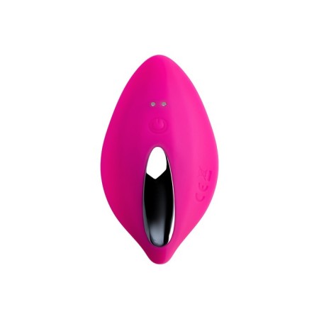 Клиторальный вибратор в трусики JOS RUMBA, силикон, цвет розовый, 8,6 см-13