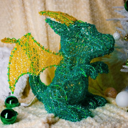 LED figure "Dragon", 85 × 70 × 90 cm, 30 watts, 220 V-5