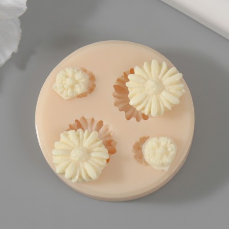 Silicone Mold "Bun Rose" D-3 cm mix