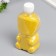 Color sand in bottles "Yellow" 500 grams mix