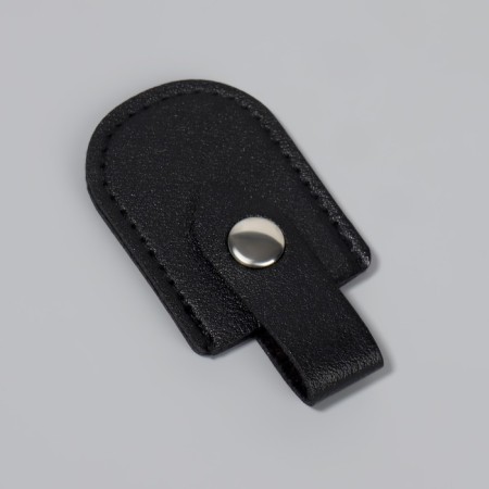 Case for storing manicure tools, on a button, 6.8 × 3.8 cm, black color-3