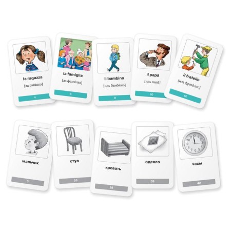 Thematic cards. My first Italian words. 333 cards for memorization-2