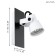 Trillo 5W Gu10 lamp white, black