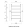 Domoterm electric heated towel rail "Orpheus", 500 x 700 mm, 5 crossbars, right, chrome