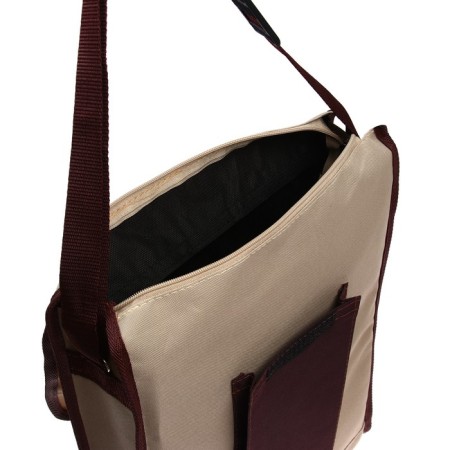 Bag for a tablet format A3, 420 x 300 x 80 mm, beige/brown, estado-4