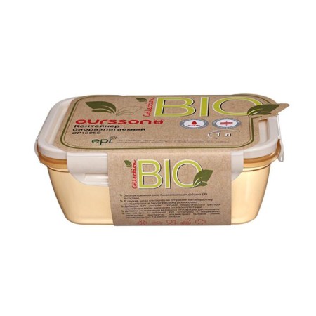 Plastic container, 1 liter-1