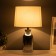 Traffic lamp with lampshade Risalux "Joel", E27, 40 W, chrome, 25 × 25 × 42.5 cm