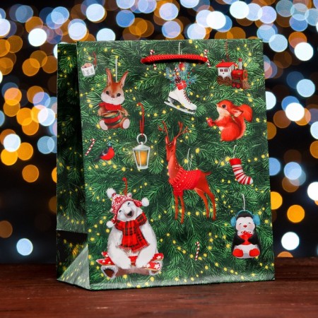 Gift package "Christmas tree with jewelry", 18 x 22.3 x 10 cm-2