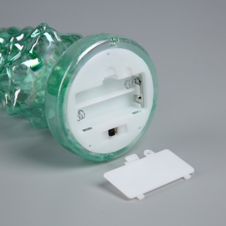 Figure Light "Green Christmas tree", 22.5x8 cm, 10 LED, AAAX batteries (not in the kit), glow warm white-2