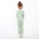 Pajamas for a girl, mint color, height 110 cm
