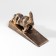 Stopper door cast iron "dog" Golden Patina 10x5x15 cm