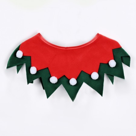 Carnival set "New Year's Elf", cap, collar-5