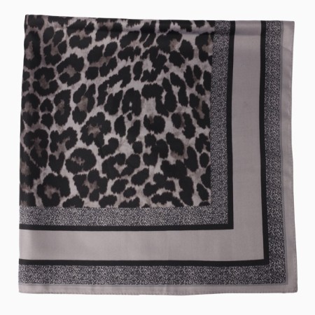 Women's scarf minku rr 70*70 cm, col. grey-2