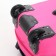 Small suitcase 16 "on lightning, pink color