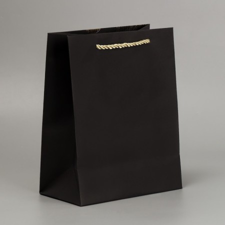 Gift package, packaging, “congratulations”, black craft, 18 x 23 x 10 cm-3