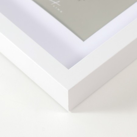 Photo frame MDF "Valerie" 21x30 cm with a paspartum 15x20 cm, white (plastic screen)-2