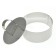 Culinary form "Circle", 10x4.5 cm, with a cover cover