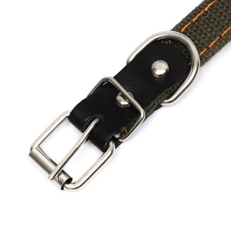 Sprinkle collar with lining, 50 x 2 cm, Osh 25-35 cm, khaki-3