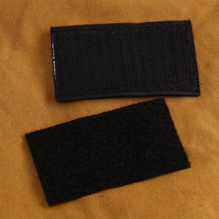 Flag of the Russian Empire with Velcro, Black Kant, 8.5 x 5 cm-2