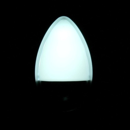 Night -bend "firefly" with a lighting sensor, 3_LED x 1 W, 10 cm (220V) silver. Risalux-2