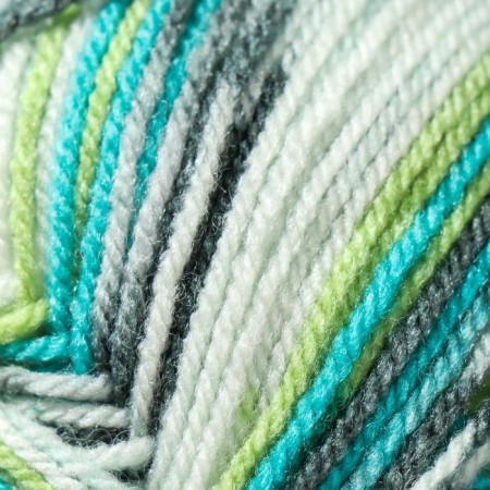 Yarn "Crazy Color" 25% wool, 75% acrylic 260m/100g (166 print)-2