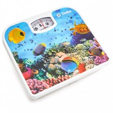 Floor scales delta d-9409, mechanical, up to 130 kg, drawing 