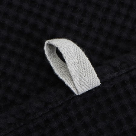 Waffle towel SL Home: Linen "Dark Mare" 60x140 cm, 51% flax, 49% cotton, 235 g/m2-2