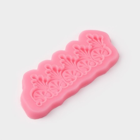Mold Dolyana "braid", silicone, 17 × 6.5 cm, color mix-1