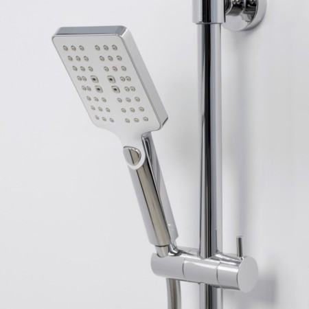 Shower system Wasserkraft A11301, tropical shower, thermostat, hand watering can, chrome-3