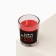 A candle with a joke in a glass “light up when everything infuriates”, the aroma of cherry