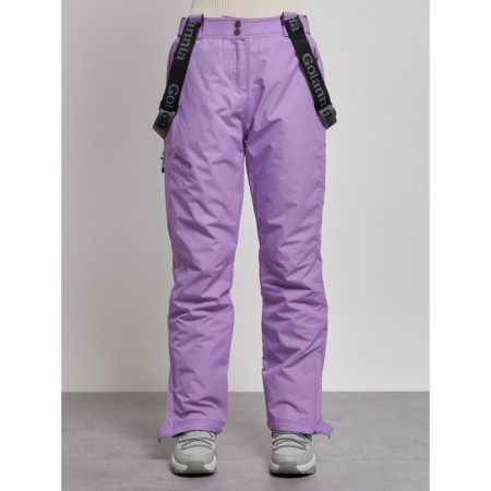 Semi -combinezone ski insulated female winter, size 42, purple color-8