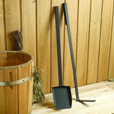Tool set (2 in 1) poker + scoop, steel