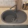 Quartz-quartz kitchen up-up uperwood quartz upd-02, oval, color 03 gray