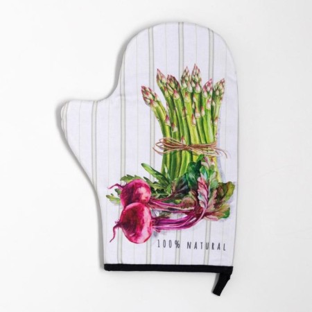 Ethel kitchen set "Vegetable": mittens-seging 20x28 cm, take 19x19 cm, 100% cotton-1