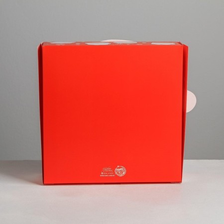 Folding box "Santa Claus", 25 x 25 x 10 cm, new year-4