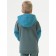 Hudy for the boy Pelican, height 110 cm, green color